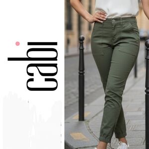 CAbi Forest Green Cargo Pants